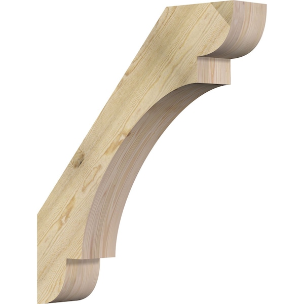 Ekena Millwork 6"W x 32"D x 36"H Olympic Rough Sawn Knee Brace, Douglas Fir BRC06X32X36OLY00RDF - main